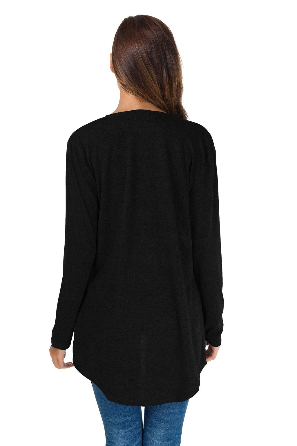 TownCat Cardigans for Women Loose Casual Long Sleeved Open Front Breathable Cardigans with Pocket